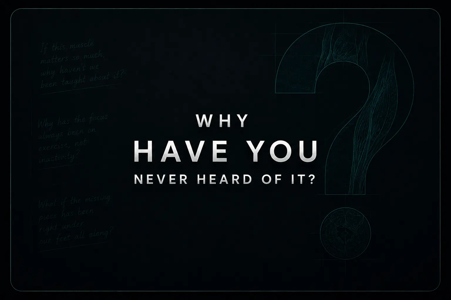 Why Have You Never Heard Of It?